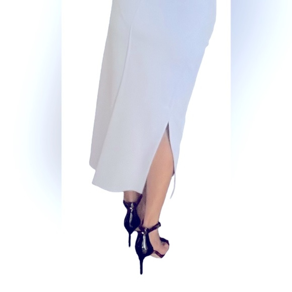 ROLAND MOURET Abrams crepe pencil skirt size 6 - Picture 3 of 15